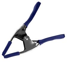 Metal Spring Clamp 3" (Blue)