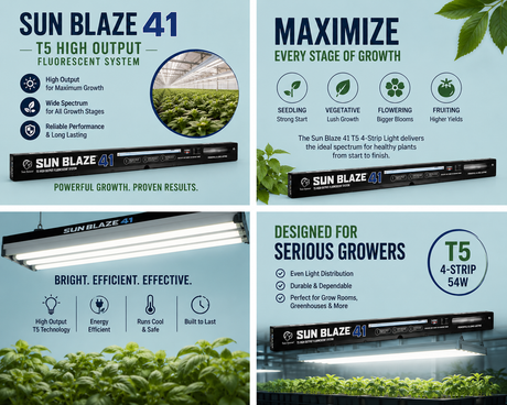 Sun Blaze 41-T5 4' Strip Light 54W