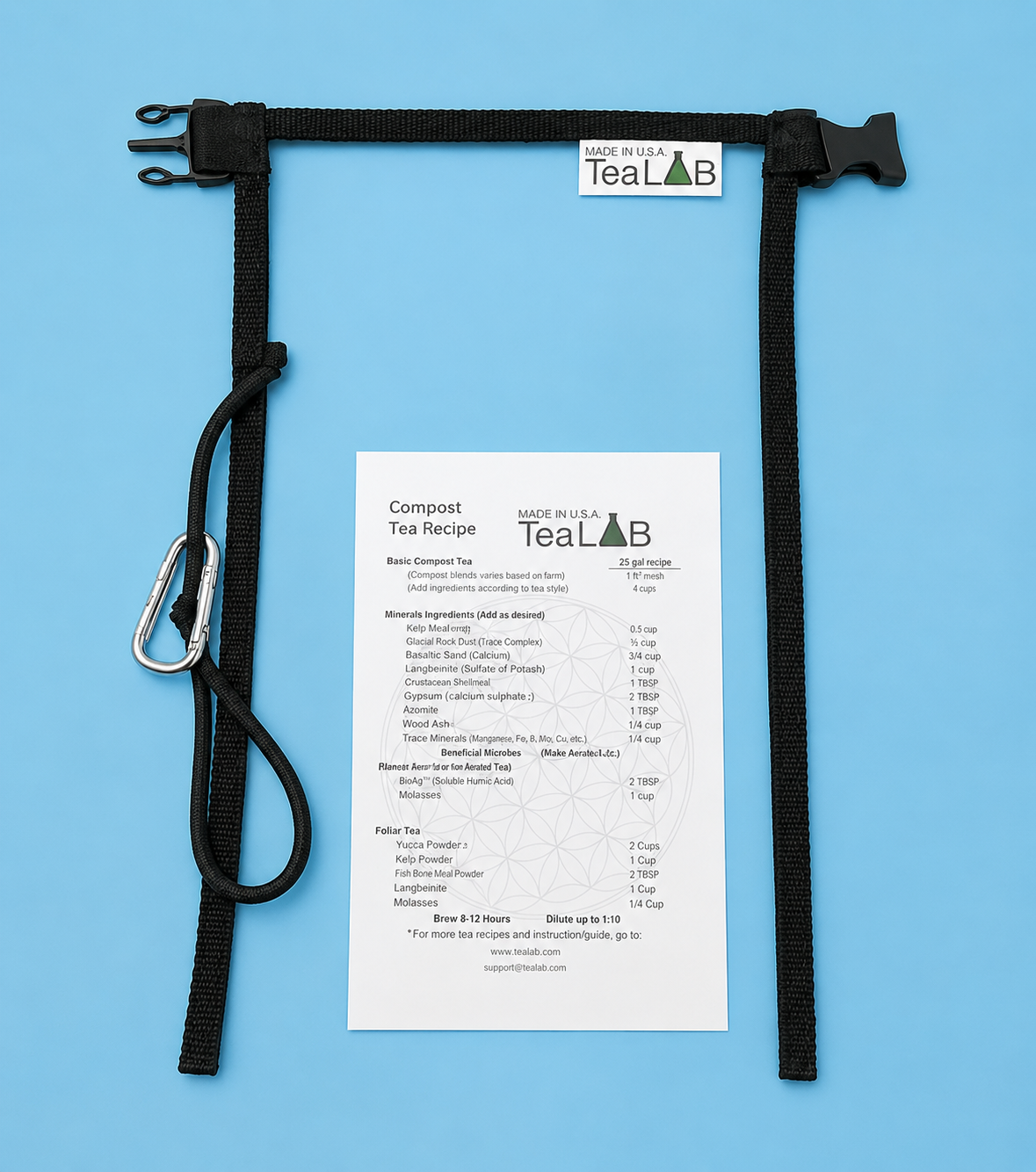Tea Lab Small Brew Bag (9" x 14") With Carabiner