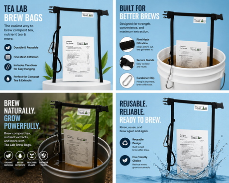 Tea Lab Small Brew Bag (9" x 14") With Carabiner