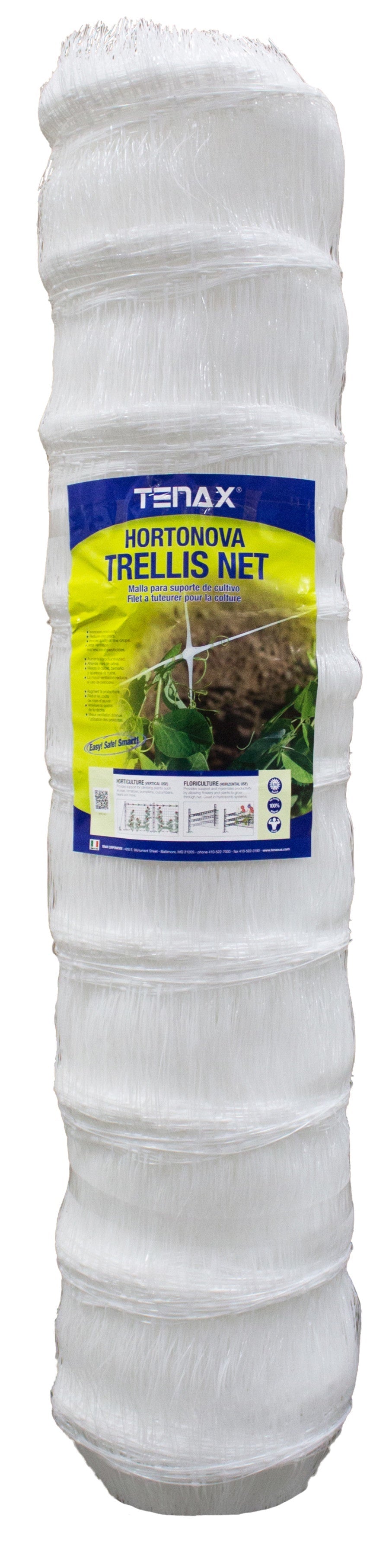Tenax Hortonova Trellis 4' x 3280' (WHITE)