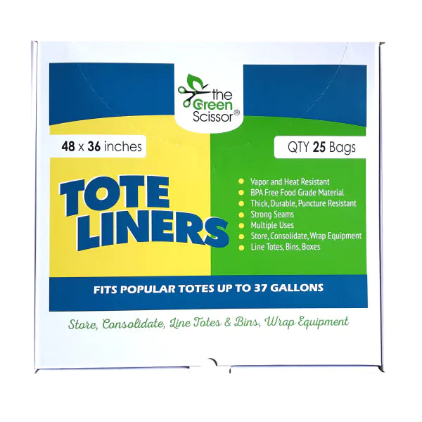 The Green Scissor Tote Liners 48 x 36 in 25 pk