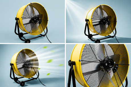 Maxxair 24" Yellow Tilt Fan (Drum Fan)