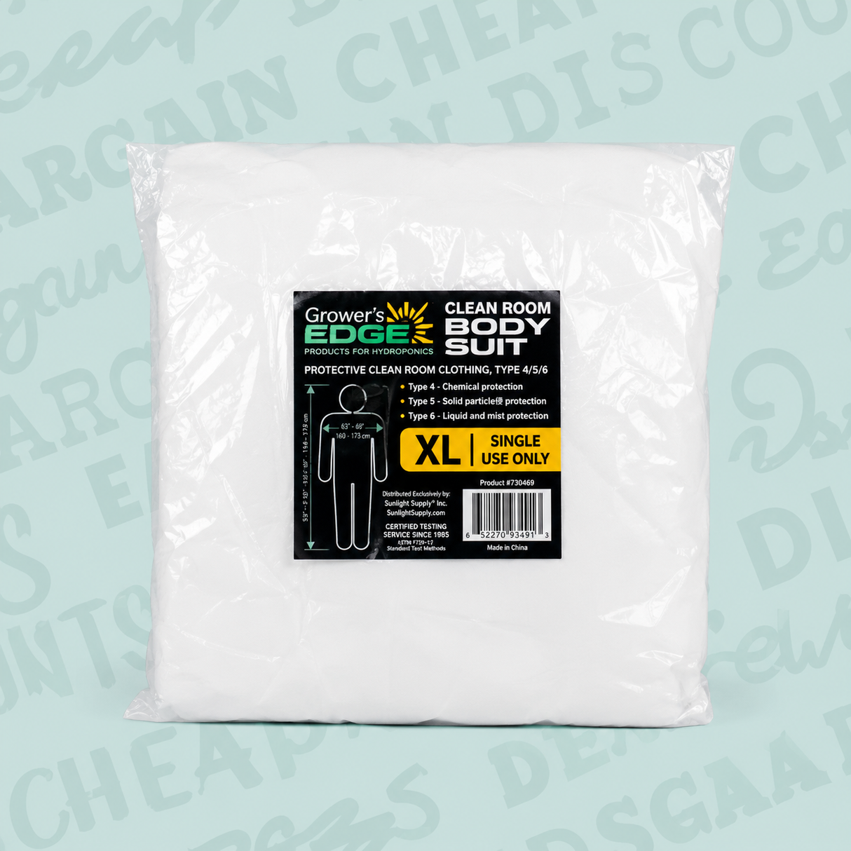 Grower's Edge Clean Room Body Suit (tyvek) - Size XL