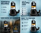 Wayne Submersible Utility Pump 1/5HP - 1,700GPH