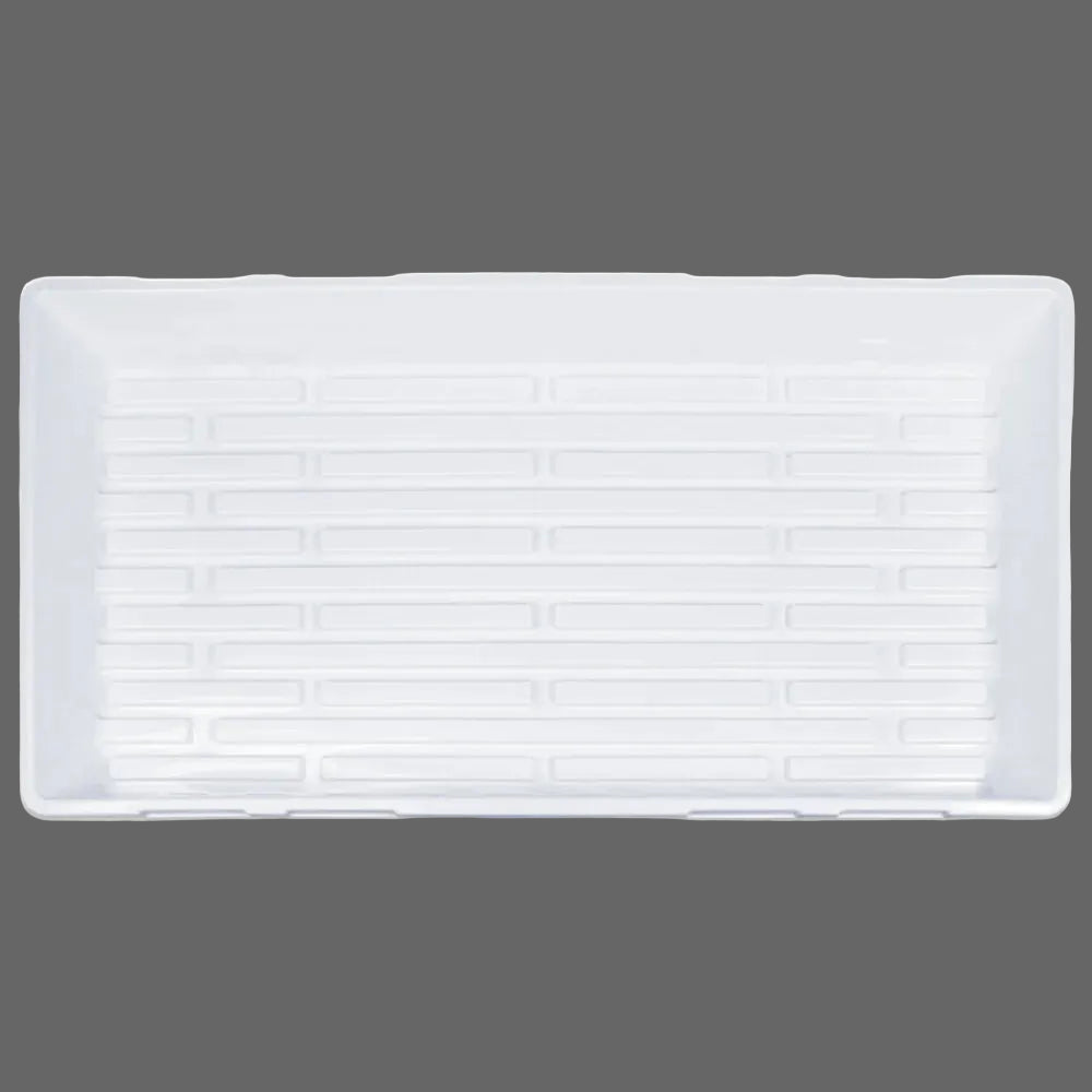 CASE 10" X 20" White Prop Tray - No Holes - Heavy Duty (100/case)