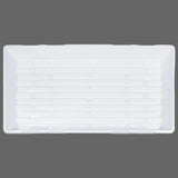 CASE 10" X 20" White Prop Tray - No Holes - Heavy Duty (100/case)