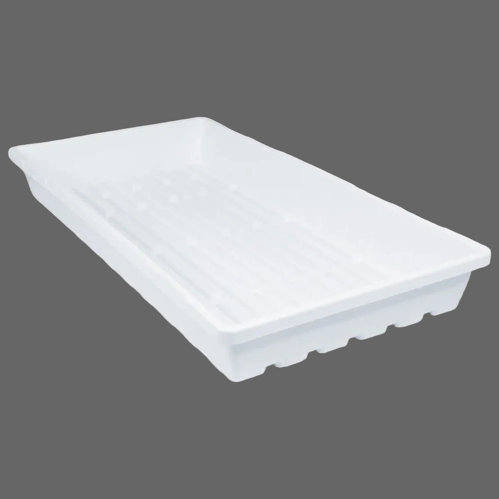 CASE 10" X 20" White Prop Tray - No Holes - Heavy Duty (100/case)